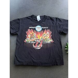 Vintage 2000’s Delta Nintendo Wii Mario Kart Promo T-Shirt Youth L